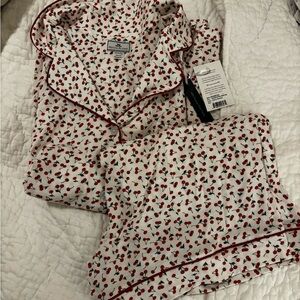 Cherry Print Pajama Set